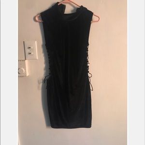 Never worn black cut out dress